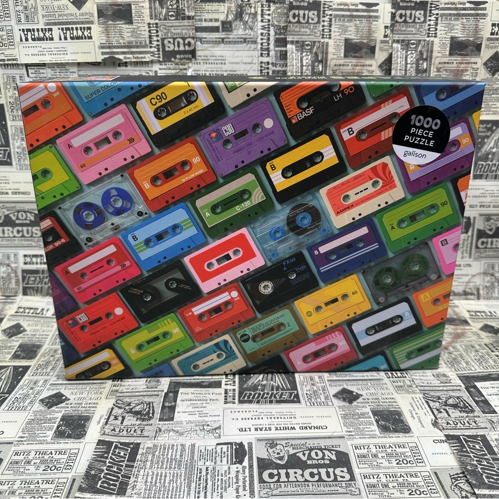 Galison Mixtapes 1000 Piece Jigsaw Puzzle